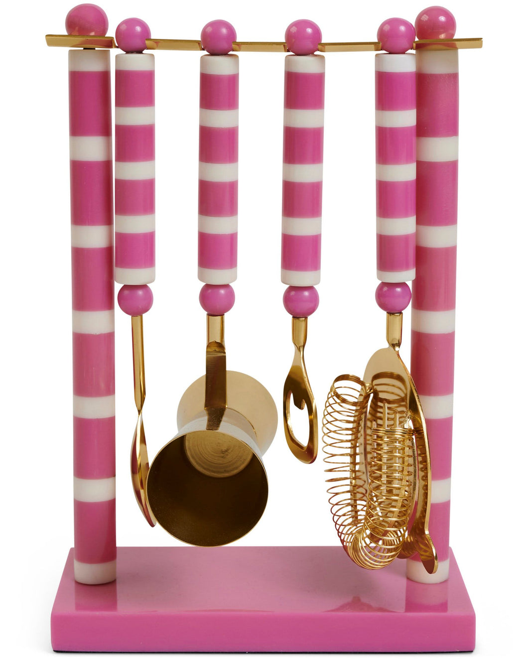 Gypsy Rose Stripe Resin Bar Tool Set | Kip & Co