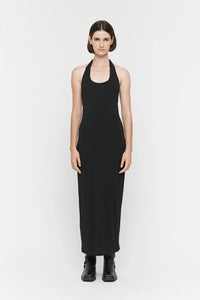 Basic Halter Dress, Black | Friend of Audrey