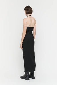 Basic Halter Dress, Black | Friend of Audrey