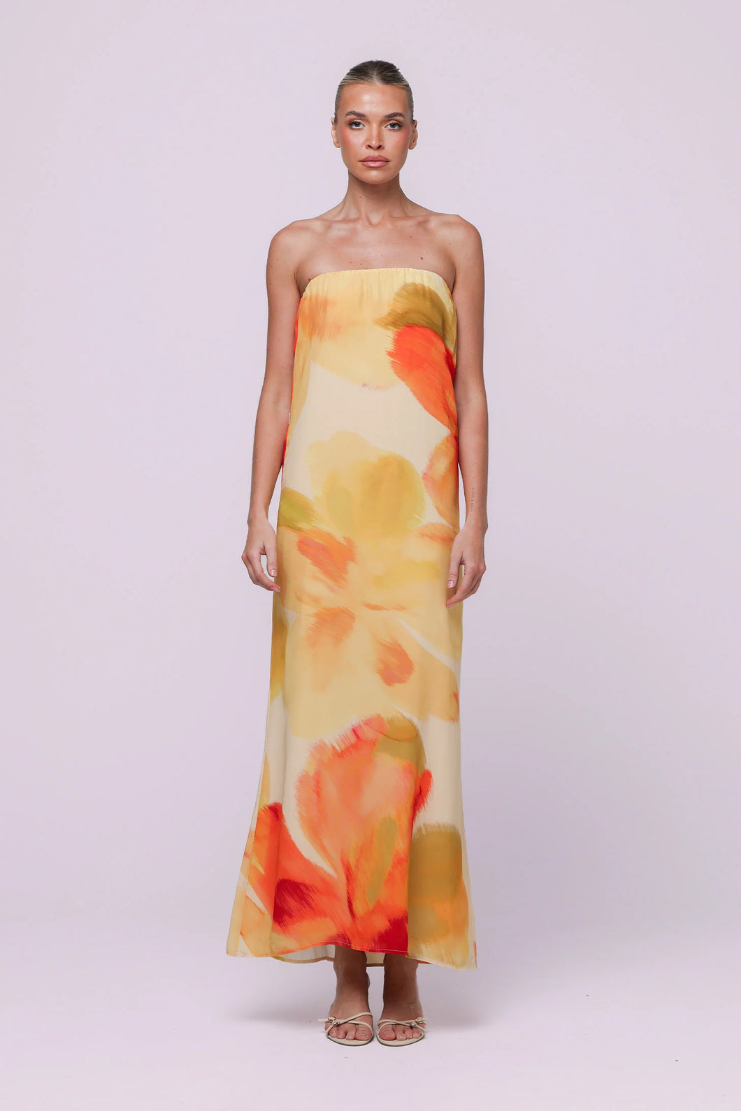 Abbie Strapless Maxi Dress | Isabelle Quinn