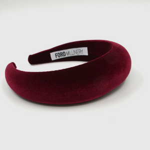 Monica Velvet Burgundy