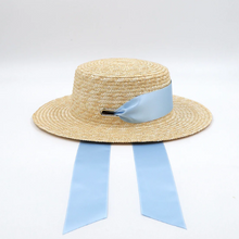 Load image into Gallery viewer, Venice Straw/Light Blue