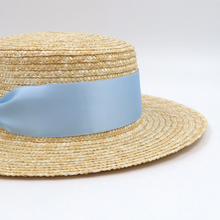 Load image into Gallery viewer, Venice Straw/Light Blue