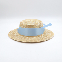 Load image into Gallery viewer, Venice Straw/Light Blue