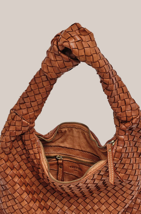 Woven Hailey Hobo  | Vestirsti - Tan