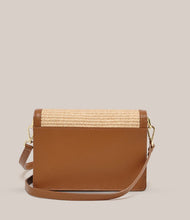 Load image into Gallery viewer, Amelia Tan Raffia Crossbody Bag/ Vestirsi