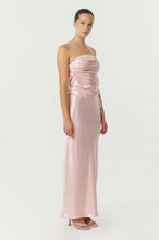 Load image into Gallery viewer, Satin Bias Tie Side Skirt - Fairy Floss / Third Form