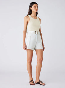 Bronte Linen Tank Cream | Esmaee