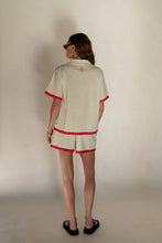 Load image into Gallery viewer, Del Mar Shirt Set Lobster Red | Araminta James