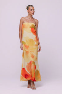 Abbie Strapless Maxi Dress | Isabelle Quinn