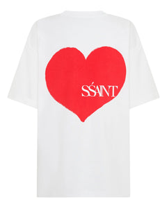 SŚAINT Heart Tee: Red | SŚAINT