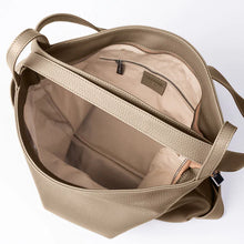 Load image into Gallery viewer, Bella XL Taupe 2-in-1 Convertible Backpack Tote | Vestirsi