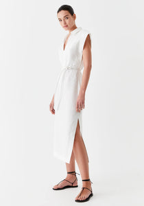 Belle Linen Dress Ivory | Morrison