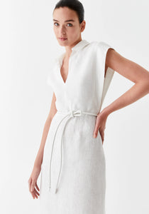 Belle Linen Dress Ivory | Morrison