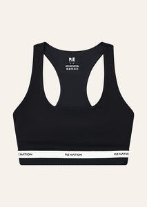 Avant Sports Bra Black and  Whisper white / PE Nation