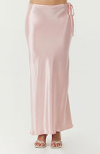 Load image into Gallery viewer, Satin Bias Tie Side Skirt - Fairy Floss / Third Form