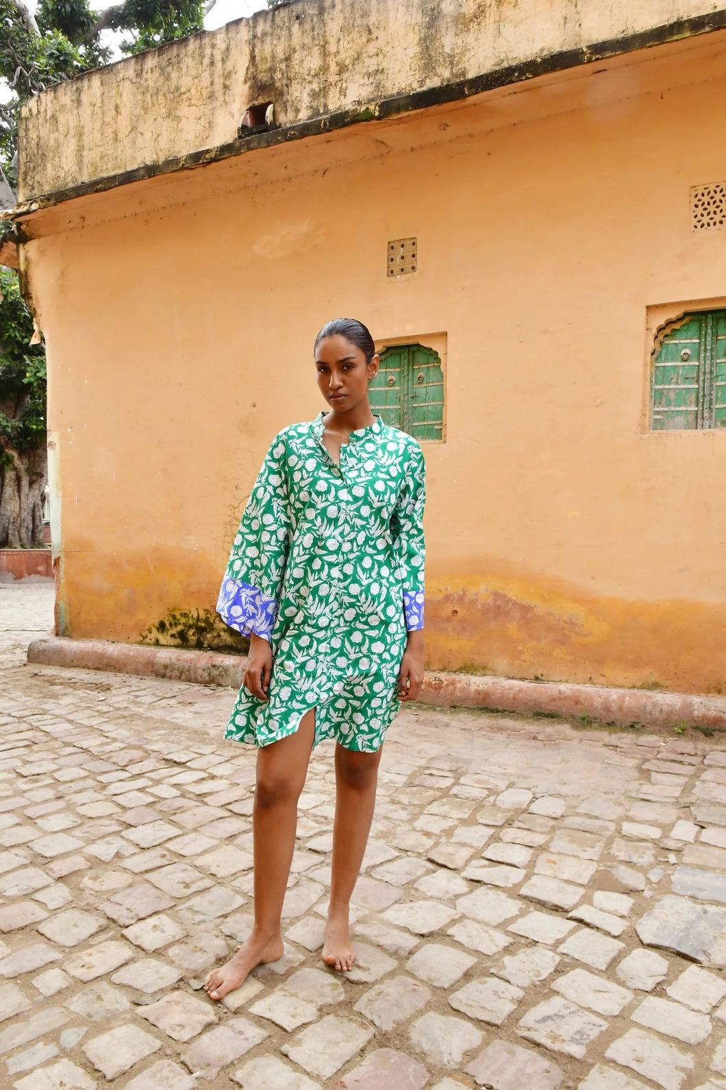 Matila Mini Dress, Jade | Lupur