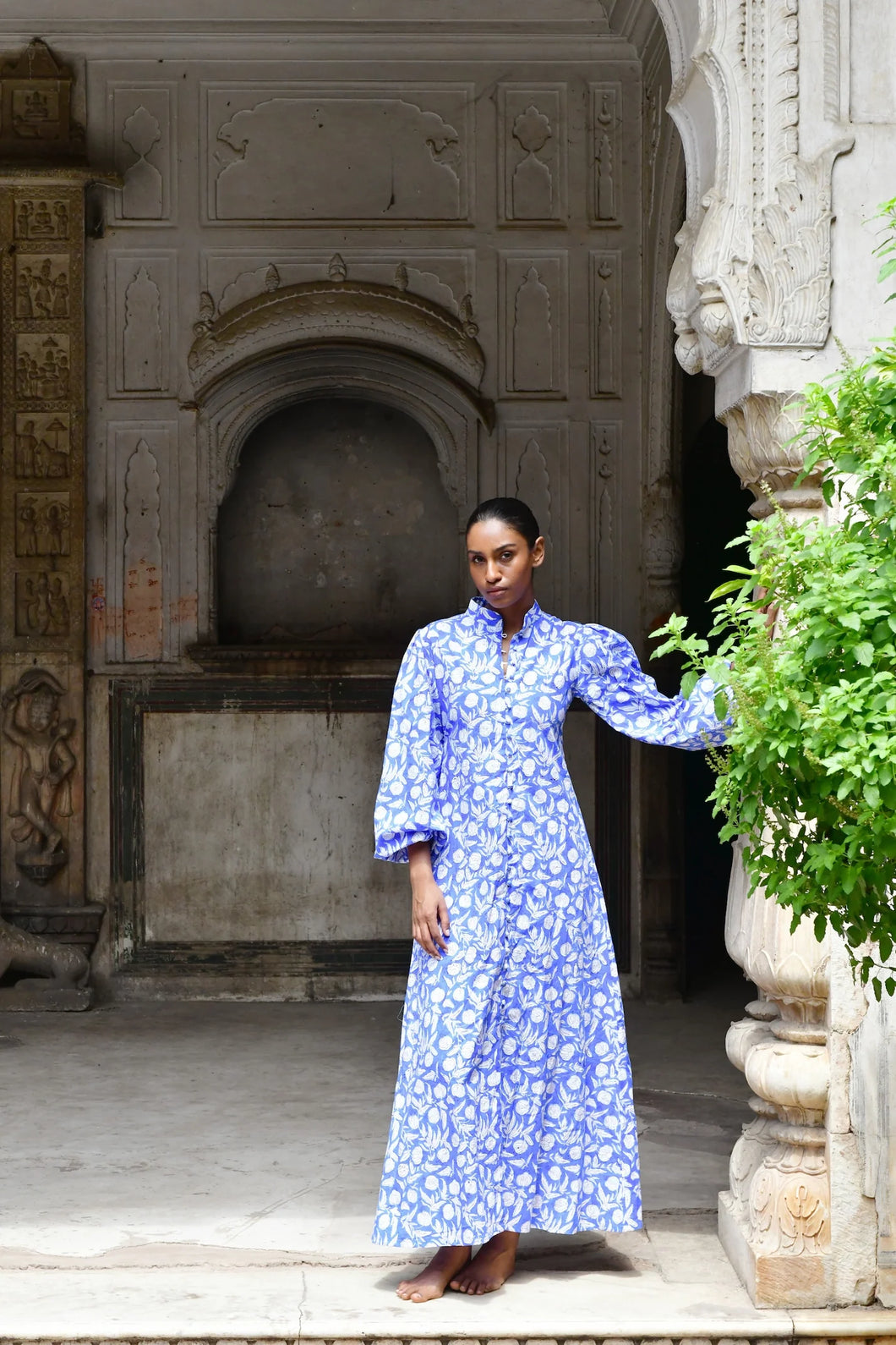 Marina Dress in Jodhpur Blue | Lupur