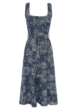 Load image into Gallery viewer, Tatiana Print Denim Midi Dress / MOS