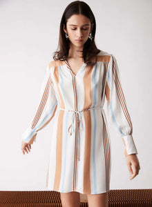 Skyline Dress Sky Stripe / Esmaee