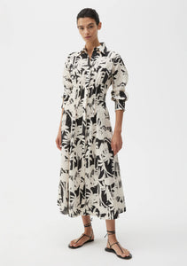 Savasi Linen Dress Print / Morrison