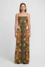 Load image into Gallery viewer, Peony Dress Moss Floral / Hansen&amp;Gretel