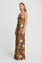 Load image into Gallery viewer, Peony Dress Moss Floral / Hansen&amp;Gretel