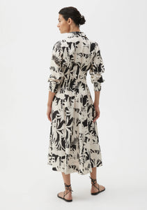 Savasi Linen Dress Print / Morrison