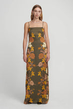 Load image into Gallery viewer, Peony Dress Moss Floral / Hansen&amp;Gretel