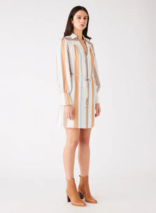 Skyline Dress Sky Stripe / Esmaee