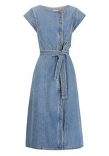 Load image into Gallery viewer, Hunter Denim Dress Blue / Morrison