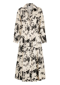 Savasi Linen Dress Print / Morrison