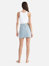 Load image into Gallery viewer, Diana Denim Mini Skirt, Ice Blue Stripe | ENA PELLY