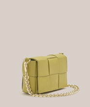 Load image into Gallery viewer, Margot Mini Pistacchio Leather Woven Bag / Vestirsi