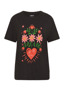 Fallen Hearts Classic Tee Washed Black | Auguste The Label