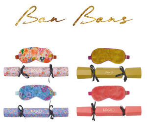 Festive Joy Velvet Bon Bon Eye Mask Set One Size | Kip & Co