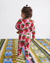 Load image into Gallery viewer, Strawberry Jam Organic Long Sleeve Romper - Kip &amp; Co