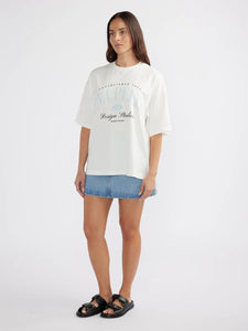 Heritage Studios Tee, Vintage White | Ena Pelly