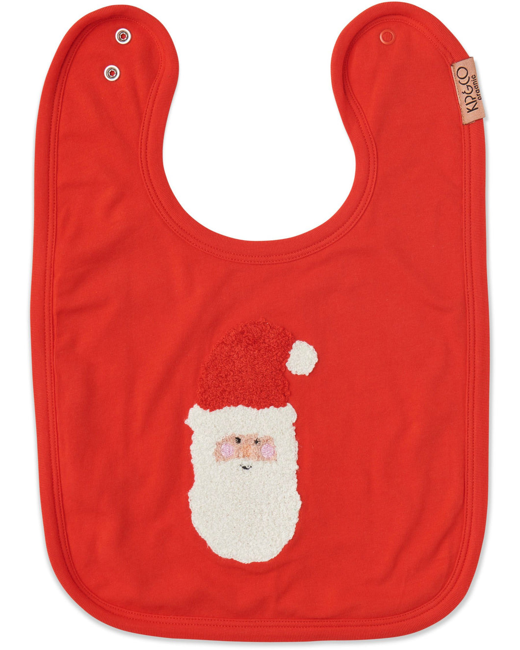 HoHoHo Red Organic Cotton Bib One Size | Kip & Co