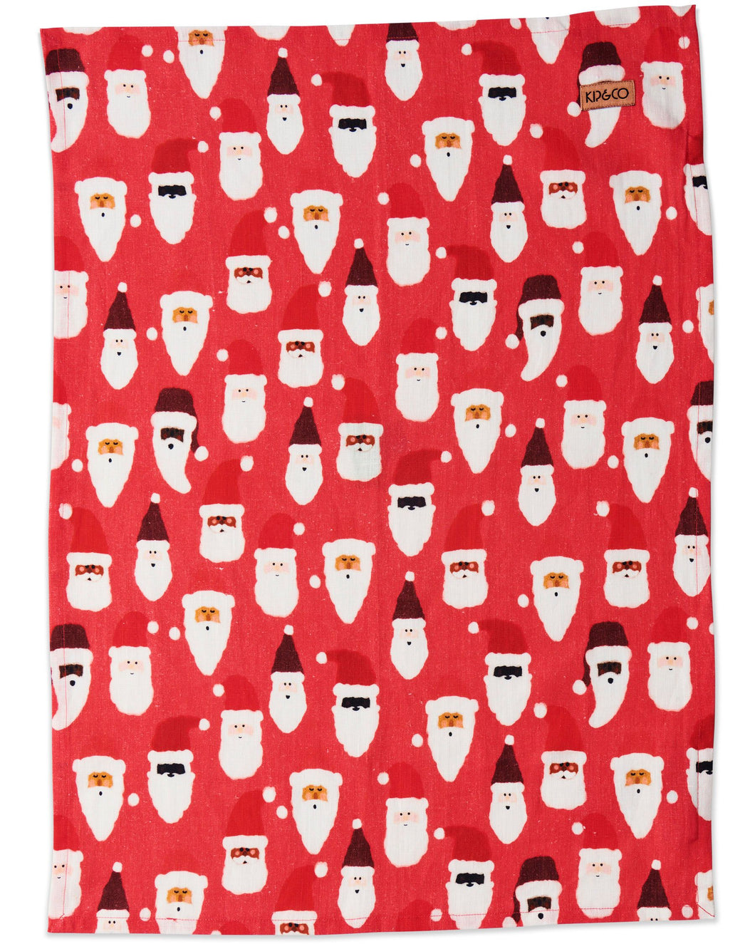 HoHoHo Red Line Tea Towel One Size | Kip & Co