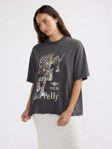 Jaguar Tee, Faded Black | Ena Pelly