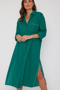 Osko Dress, Emerald | A L E X A N D R A