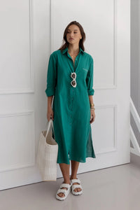 Osko Dress, Emerald | A L E X A N D R A