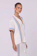 Load image into Gallery viewer, Lea Crochet Shirt Villa Stripe | Isabelle Quinn