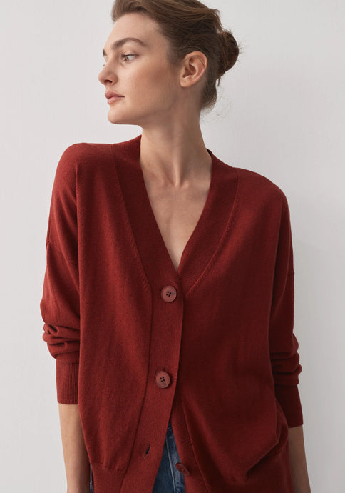 Finley Cardigan, Ochre | Morrison