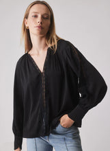 Load image into Gallery viewer, Night Rhythm Blouse in Black