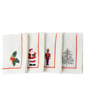 Load image into Gallery viewer, Noel Embroidered Linen Napkin Set One Size | Kip &amp; Co