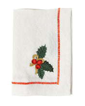 Load image into Gallery viewer, Noel Embroidered Linen Napkin Set One Size | Kip &amp; Co