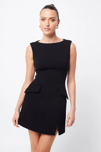 Nostalgia Mini Dress, Black | Mossman