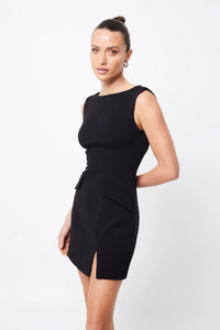 Nostalgia Mini Dress, Black | Mossman